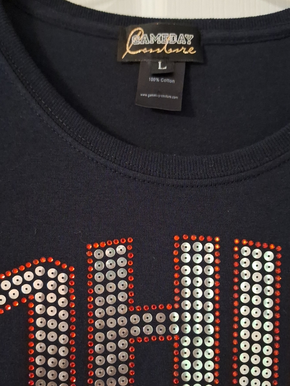 Ohio State Black Glitzy Tshirt - Picture 3 of 7